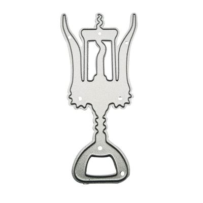 XAGMODSHN Metal Die Cut Template for Wine Bottle Opener
