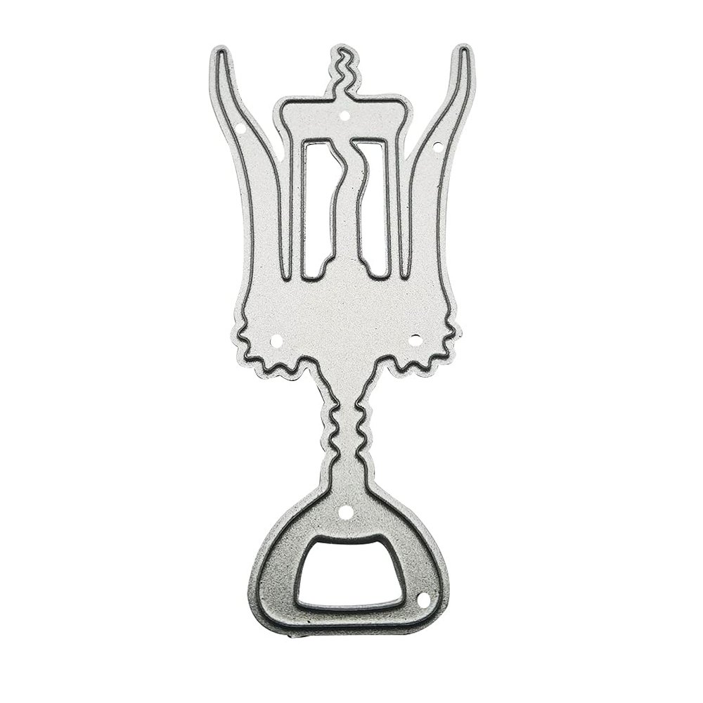 XAGMODSHN Metal Die Cut Template for Wine Bottle Opener
