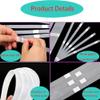 Eighosee 50 Pack 1.5mm Hot Melt Adhesive Strips view 3