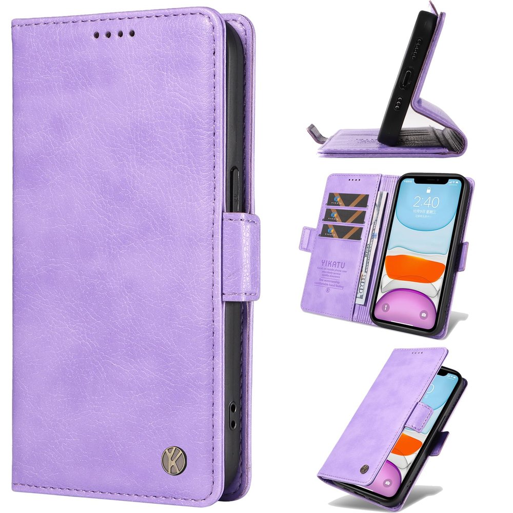 Jiajihua Flip Wallet Case for Huawei P30 Pro 4G, Purple