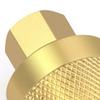 Qerwsdty RE7141F Propane Forklift Connection Adapter Valve with Seal - Brass Bushing view 2