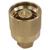 Qerwsdty RE7141F Propane Forklift Connection Adapter Valve with Seal - Brass Bushing view 3