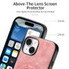 Jiajihua Case Compatible with Google Pixel 9 / Pixel 9 Pro / 10 / 10 Pro, Built-In Magnet, [PC+TPU+PU] 3-in-1 Two-Way Kickstand, Anti-Drop Cover, Pink view 4