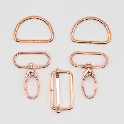 Slantastoffe Bag Accessories Set 30 mm (Rose Gold)