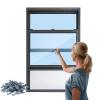Vertical Sliding Window for Sheds, Basements and Chicken Coops, 51–101 cm High, Aluminum Frame view 1