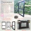 Vertical Sliding Window for Sheds, Basements and Chicken Coops, 51–101 cm High, Aluminum Frame view 2