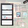 Vertical Sliding Window for Sheds, Basements and Chicken Coops, 51–101 cm High, Aluminum Frame view 4