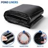 Pond Liner for Natural Ponds, 2 x 2.5 m, 3 x 4 m, 5 x 7 m, 6 x 9 m, 8 x 10 m, 10 x 12 m, 0.12 mm Flexible HDPE Membrane for Patio Ponds, Garden Landscaping, Aquaculture, Waterfalls and Duck Ponds (4 x 8 m) view 2