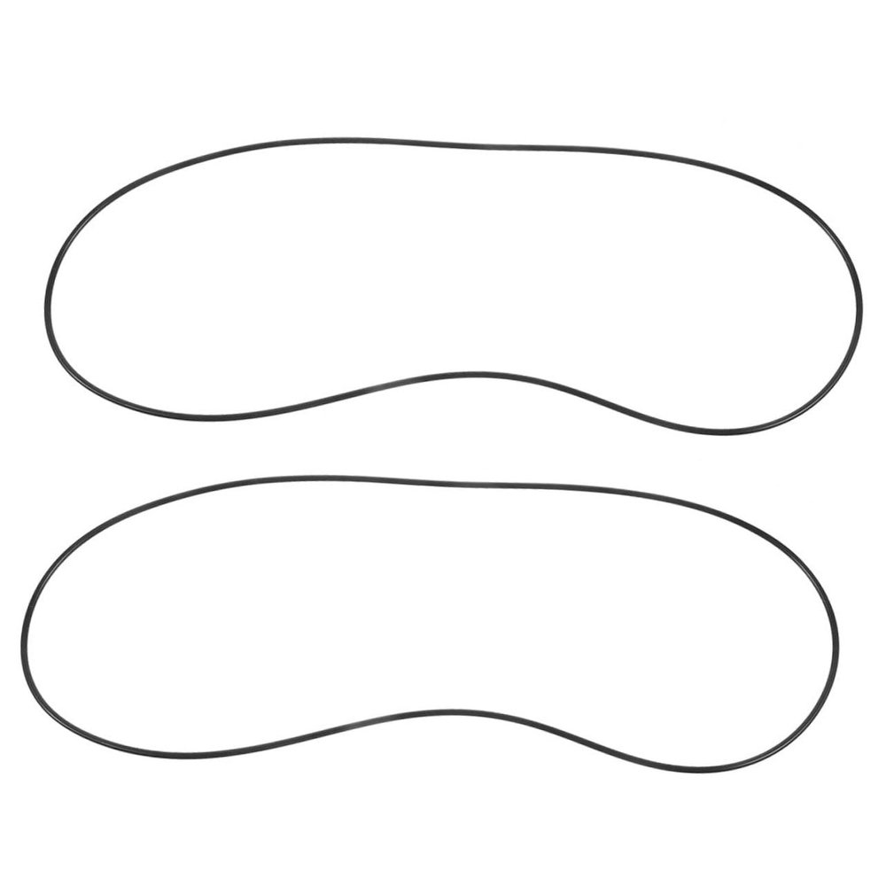 Cabilock 2-Piece Nitrile Lid Locking Straps for Pot Lids, Black