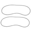 Cabilock 2-Piece Nitrile Lid Locking Straps for Pot Lids, Black view 1