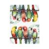 DWVTSLH Colorful Parrots on a Tree Greeting Cards with Envelopes and Stickers, Blank, 10.2 x 15.2 cm view 3