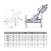 EOTVHTMT DN100 Stainless Steel Flanged Pneumatic Angle Seat Valve, Normally Closed, Single-Acting view 3