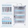 XDCXYD Aluminum Alloy Cell Phone Cabinet, Phone Safe, School Box with Transparent Door, 6 Compartments view 3
