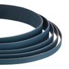 Auroris - Flat Leather Strap Blue 8mm x 1m view 1