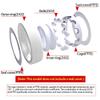 2-Pack Full Ceramic Bearings, Zirconia (ZrO2), 685, 5 × 11 × 4 mm view 3