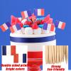 100 Pack French Toothpick Flags Cocktail Sticks view 3