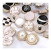 Decorative Shank Buttons, 21/25 mm, Patterned, for Coats and Windbreakers, 10 Pieces (No. 6.25 mm) view 2