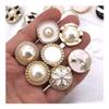 Decorative Shank Buttons, 21/25 mm, Patterned, for Coats and Windbreakers, 10 Pieces (No. 6.25 mm) view 4