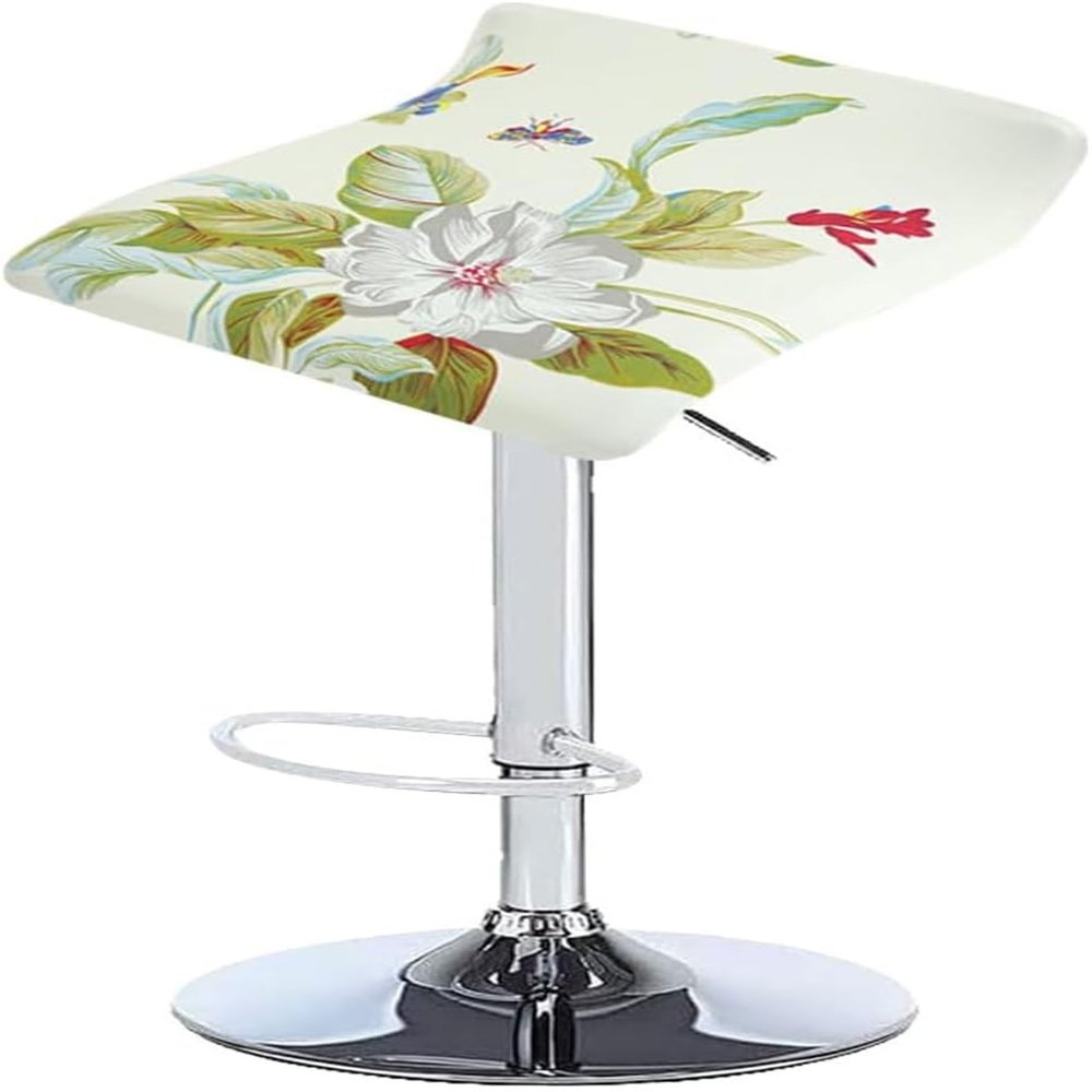 SDNAM Square Stretch Bar Stool Covers, 2/4/1-Piece Set