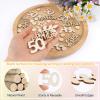 100 Pcs Wooden Confetti Birthday Decor view 3
