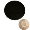 GSKFXJ Large Round Wooden Lazy Susan, 360° Rotating Serving Tray, Black, 100 cm/40 in view 1