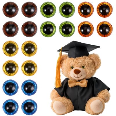 JIYIN 20 Pack 15mm Safety Eyes for Amigurumi
