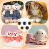 JIYIN 20 Pack 15mm Safety Eyes for Amigurumi view 3