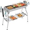 DRFGNF Charcoal BBQ Grill with Stainless Steel Grate view 2