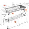 DRFGNF Charcoal BBQ Grill with Stainless Steel Grate view 4