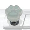 YNPQTDS Glow-in-the-Dark Toilet Flush Button Slider, Cat Claw Design view 1