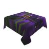 HJLUUFT Purple Dragonfly Print Wrinkle-Resistant Tablecloth, 140 x 140 cm view 2
