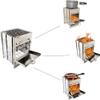 DRFGNF Foldable Stainless Steel Outdoor Charcoal Grill view 4