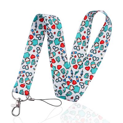 Yreamont Key Lanyard for Keys, Neck Lanyard for Women and Men, Blue, Small