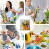 Dried Flowers for Vase, Natural Petals Kit view 4