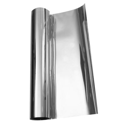 PartyKindom Transparent PET Silver UV-Protection Heat-Insulating Window Film