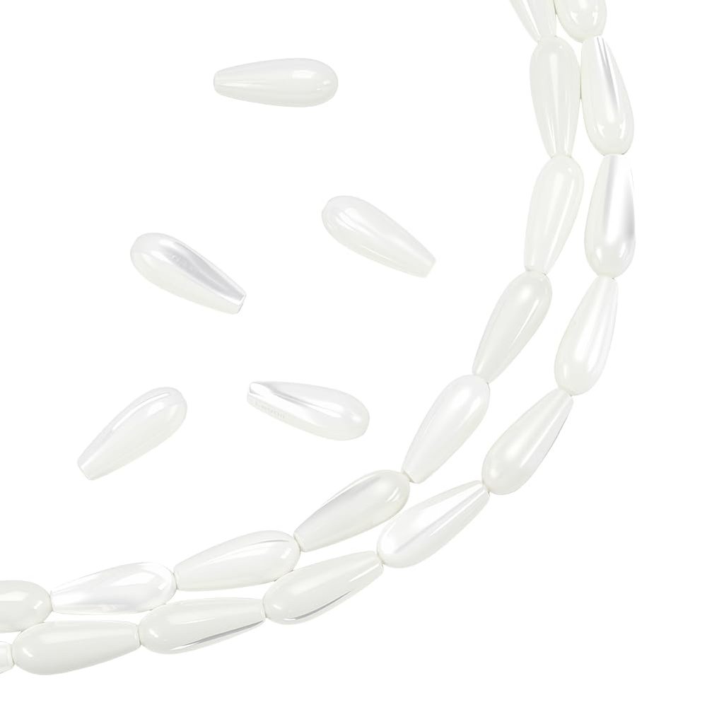 WADORN 34 Natural Water Shell Pearls
