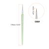 QUARKZMAN Detail Brush 6mm Nylon Tip Miniature Paint Brush for Watercolor and Acrylic (000#), Green view 2