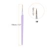 QUARKZMAN 6-Piece Detail Brush Set 10mm Tip Nylon Hair for Watercolor & Acrylic Painting (1#), Purple view 2