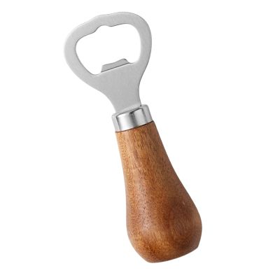 Bottle Opener with Wooden Handle