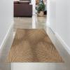 CARPETIA Indoor & Outdoor Rug Palm Leaves Beige/Brown 24 x 71 in view 1