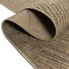 CARPETIA Indoor & Outdoor Rug Palm Leaves Beige/Brown 24 x 71 in view 2