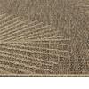 CARPETIA Indoor & Outdoor Rug Palm Leaves Beige/Brown 24 x 71 in view 4