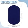 QUARKZMAN Iron-On Patches, 3 Pieces, 180x110mm - Blue view 2