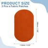 QUARKZMAN Iron-On Patches, 3 Pieces, 180x110mm - Orange view 2