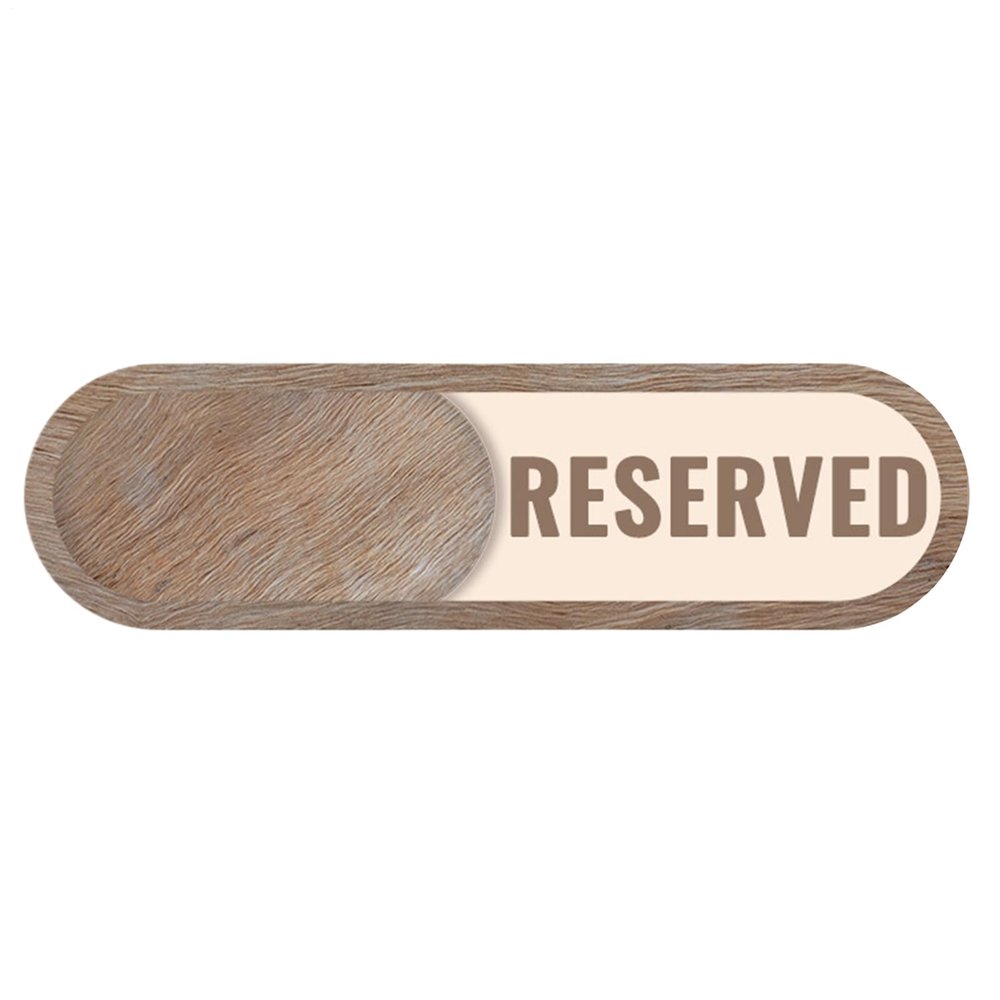 Occupied/Available Bathroom Sign
