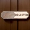 Occupied/Available Bathroom Sign view 3