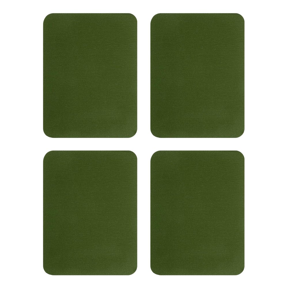 QUARKZMAN Iron-On Patches, 4 Pieces, Army Green