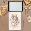 FINGERINSPIRE Cat Stencil with Brush view 3