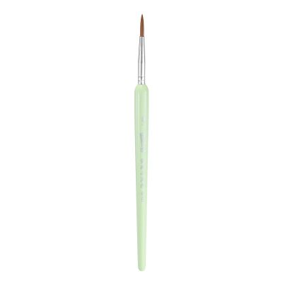 QUARKZMAN Detail Brush 14mm Nylon Tip Miniature Paint Brush for Watercolor & Acrylic (3#), Green