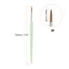 QUARKZMAN Detail Brush 14mm Nylon Tip Miniature Paint Brush for Watercolor & Acrylic (3#), Green view 2